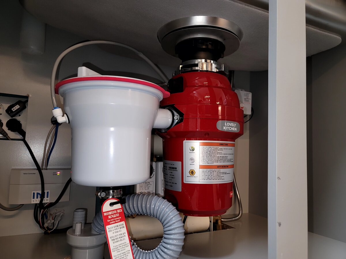 음식물처리기 시공 사진