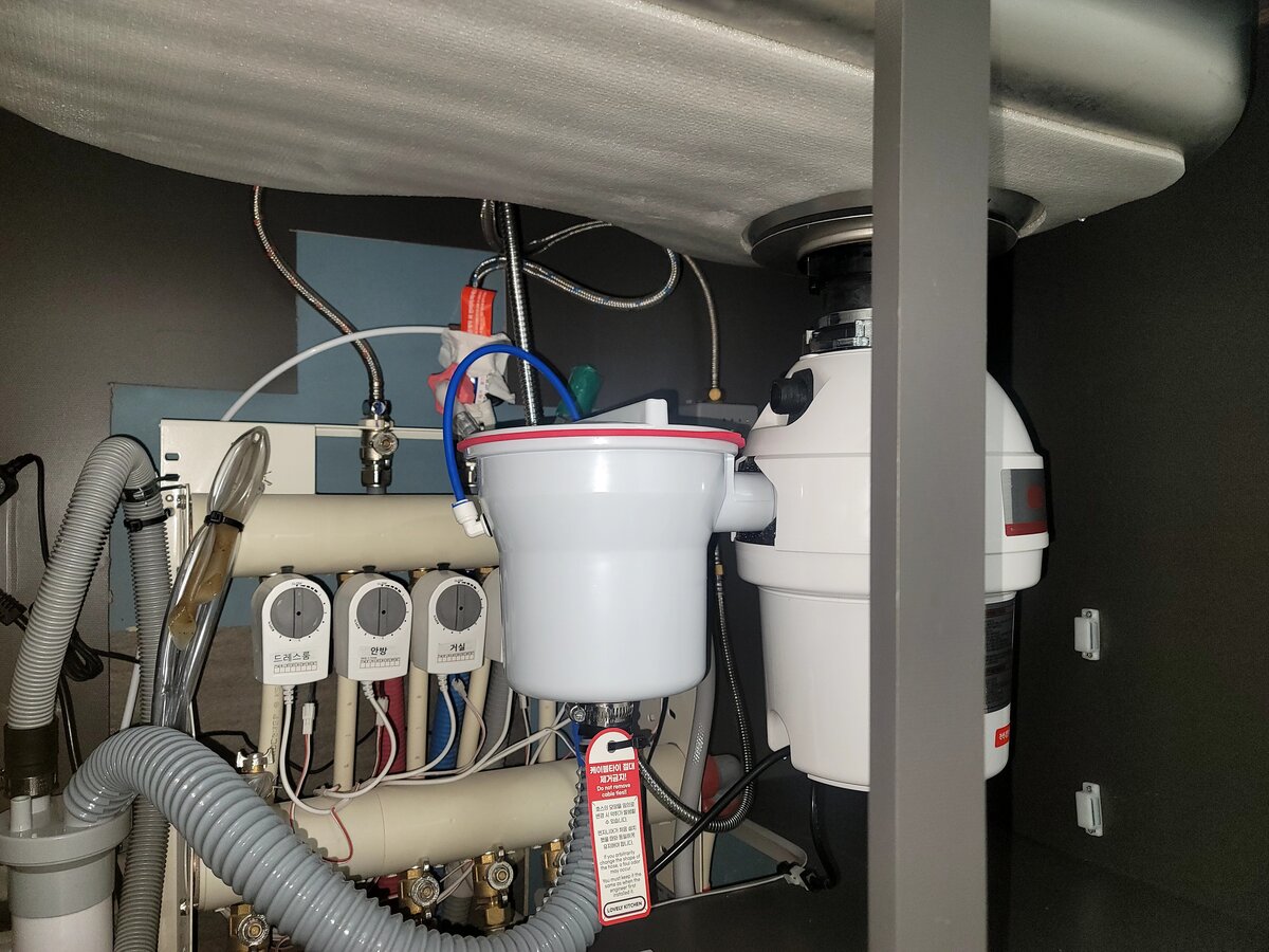 음식물처리기 시공 사진