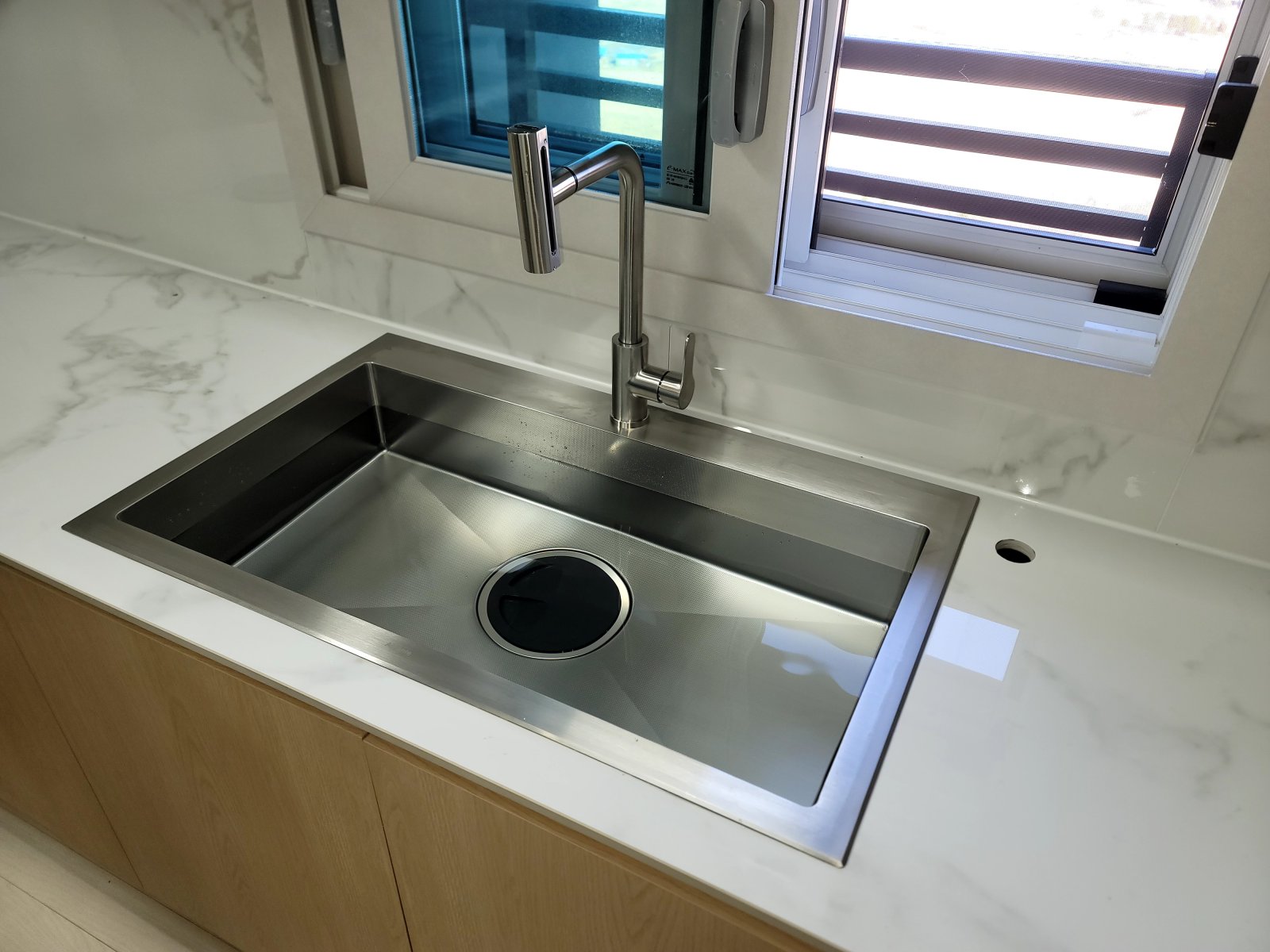 싱크볼 시공 사진