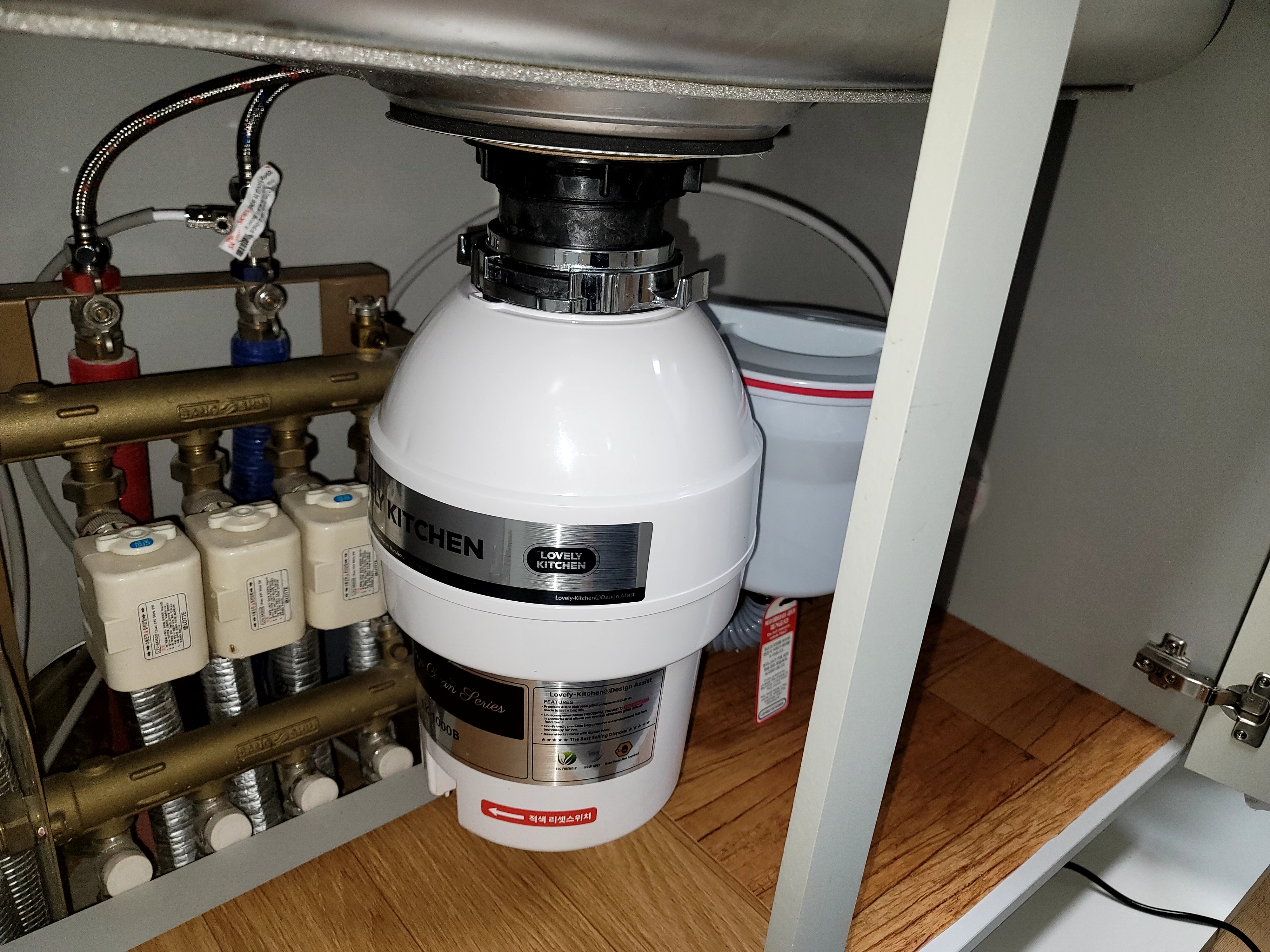 음식물처리기 시공 사진