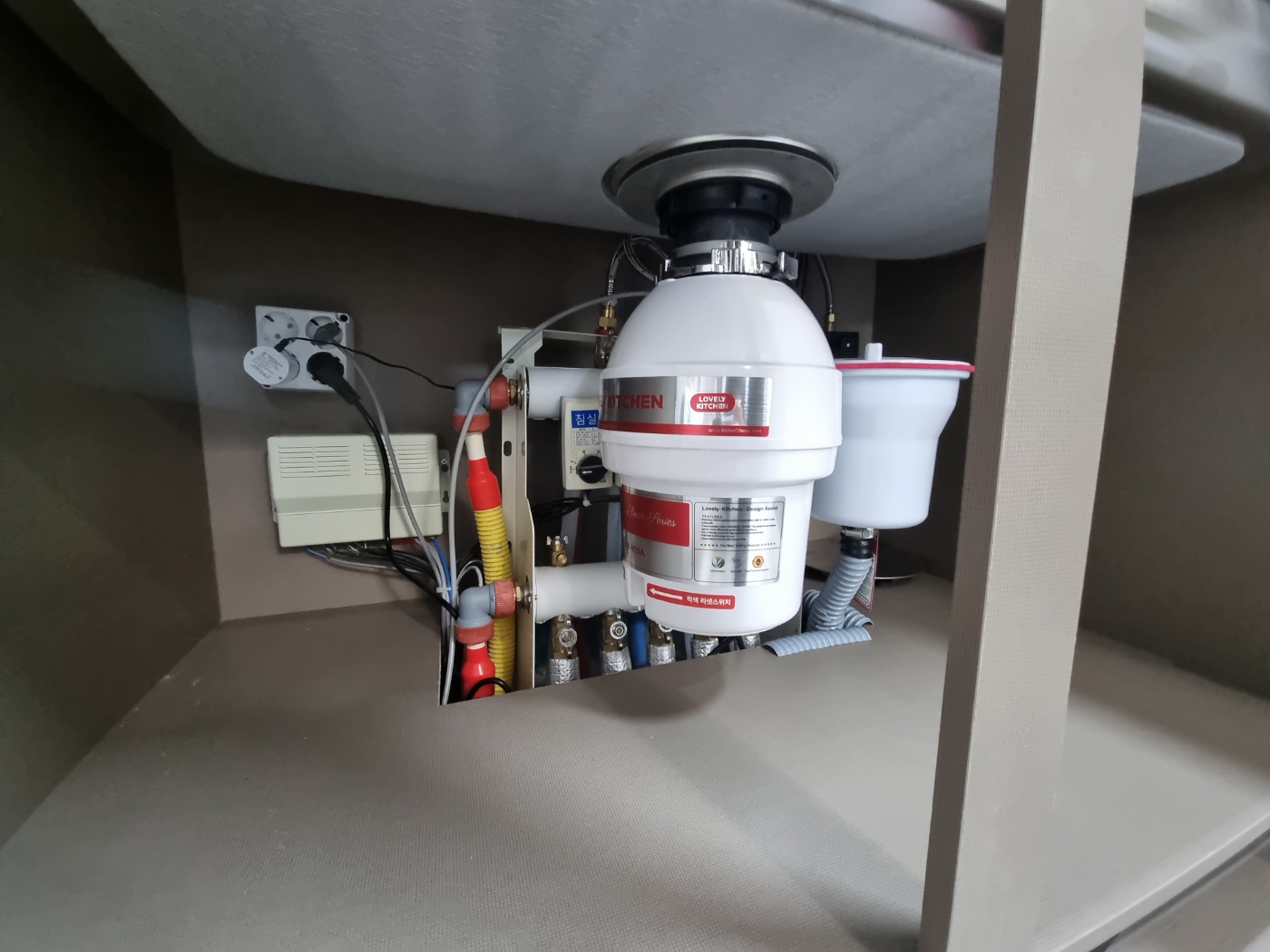 음식물처리기 시공 사진
