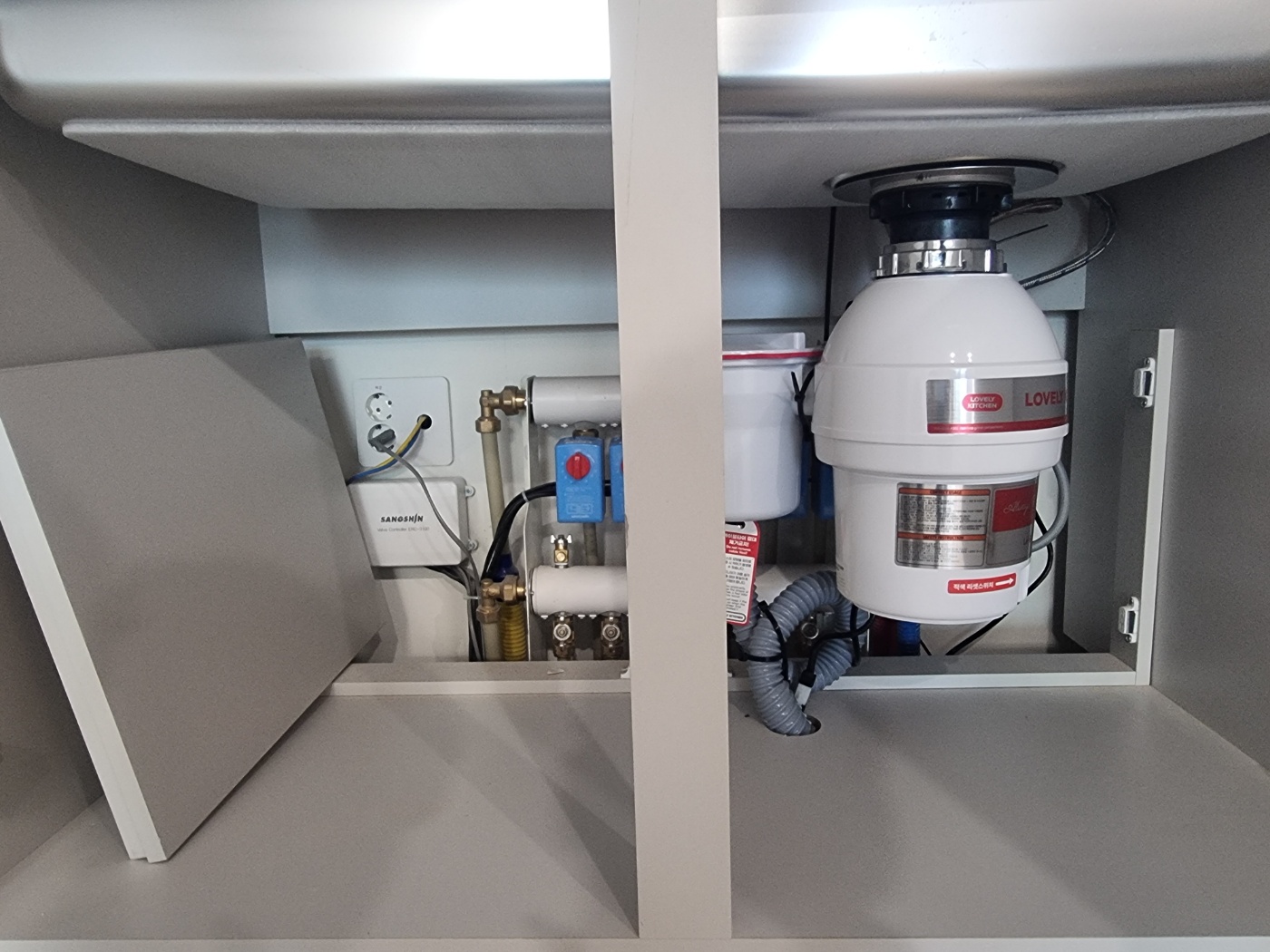 음식물처리기 시공 사진