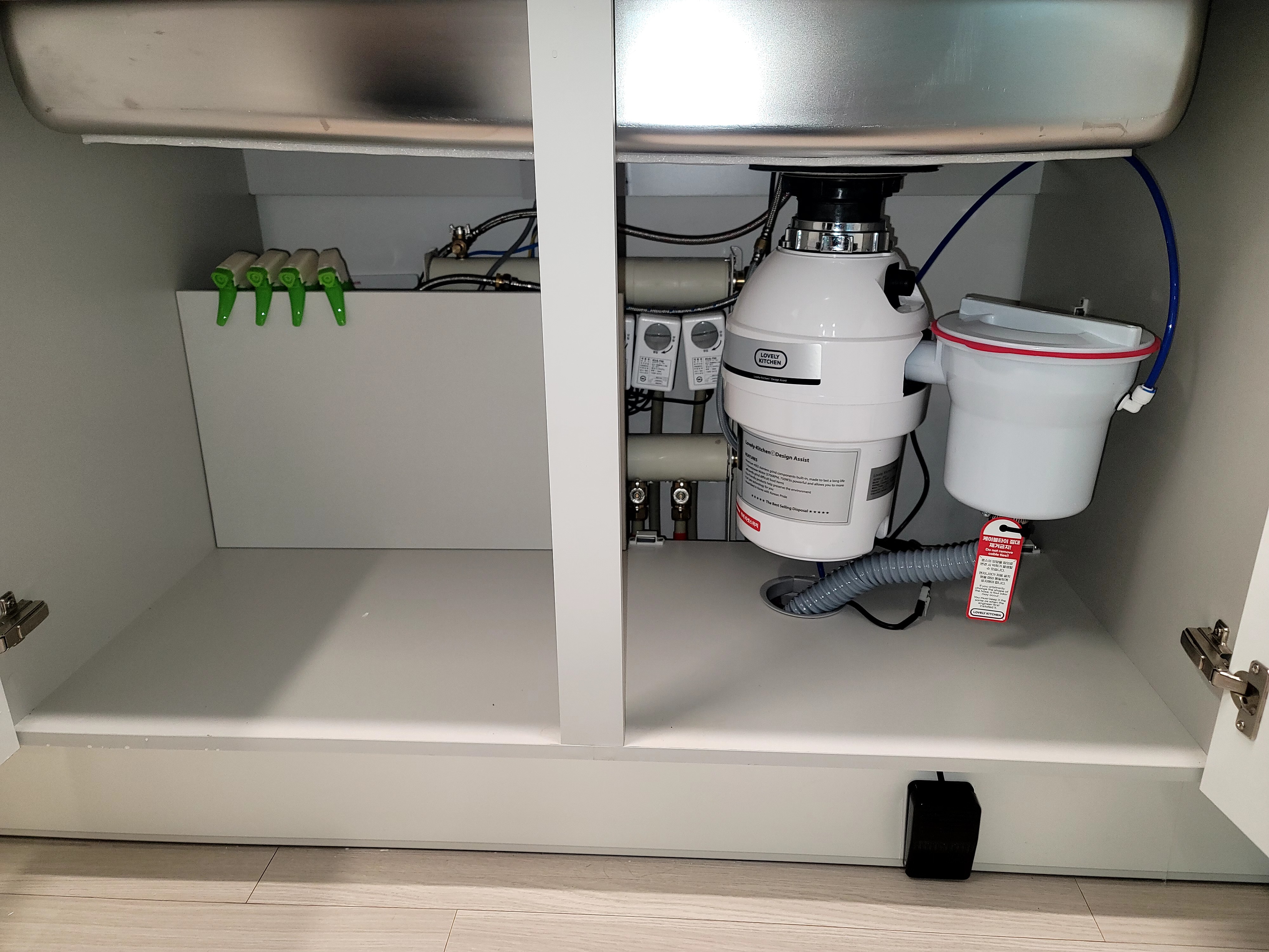 음식물처리기 시공 사진
