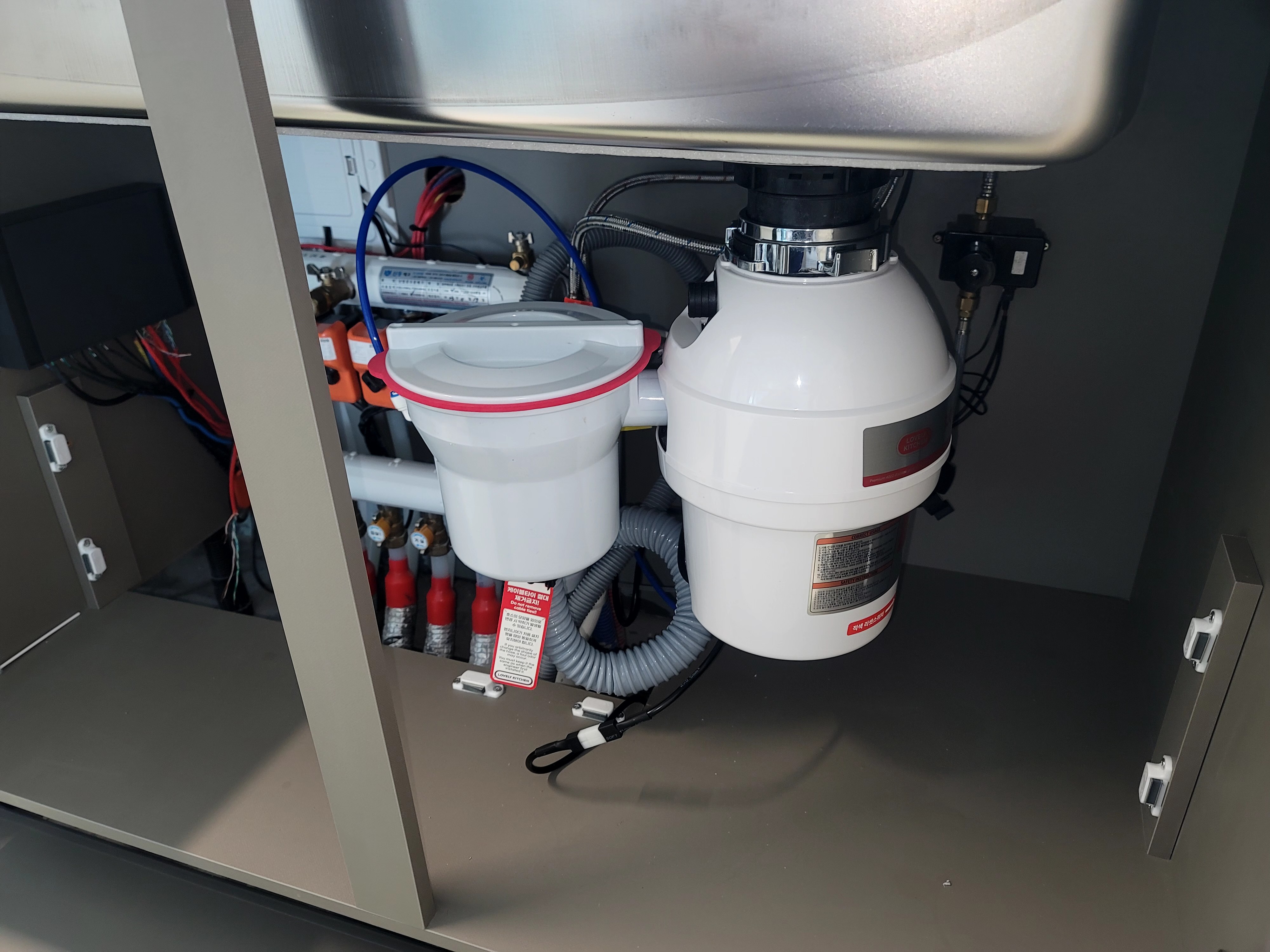 음식물처리기 시공 사진