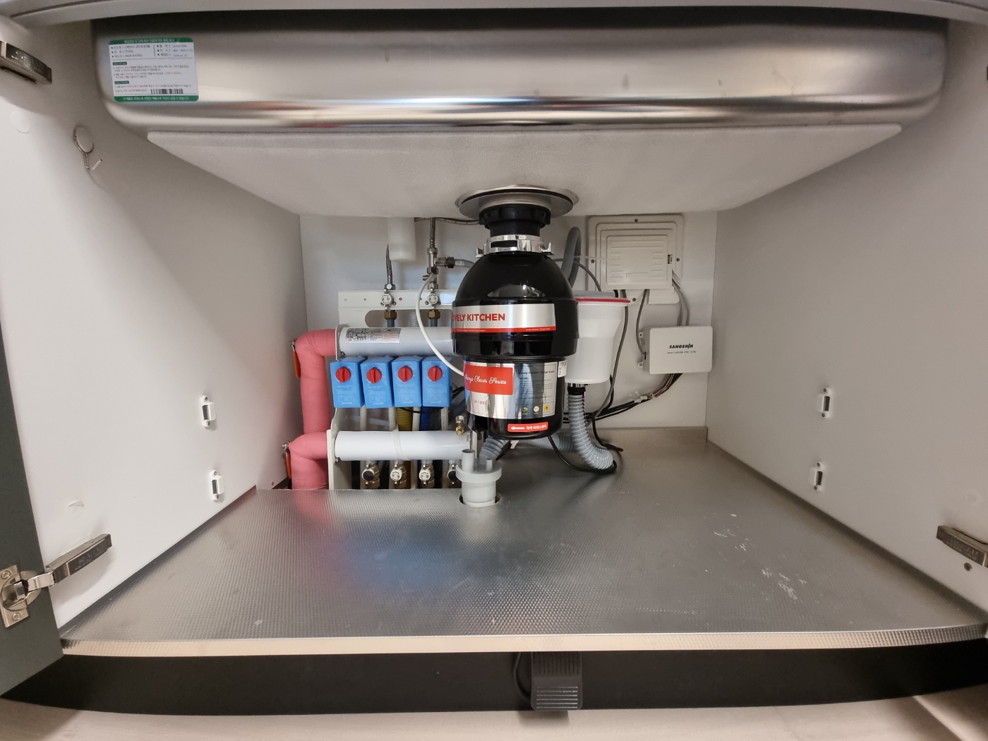 음식물처리기 시공 사진