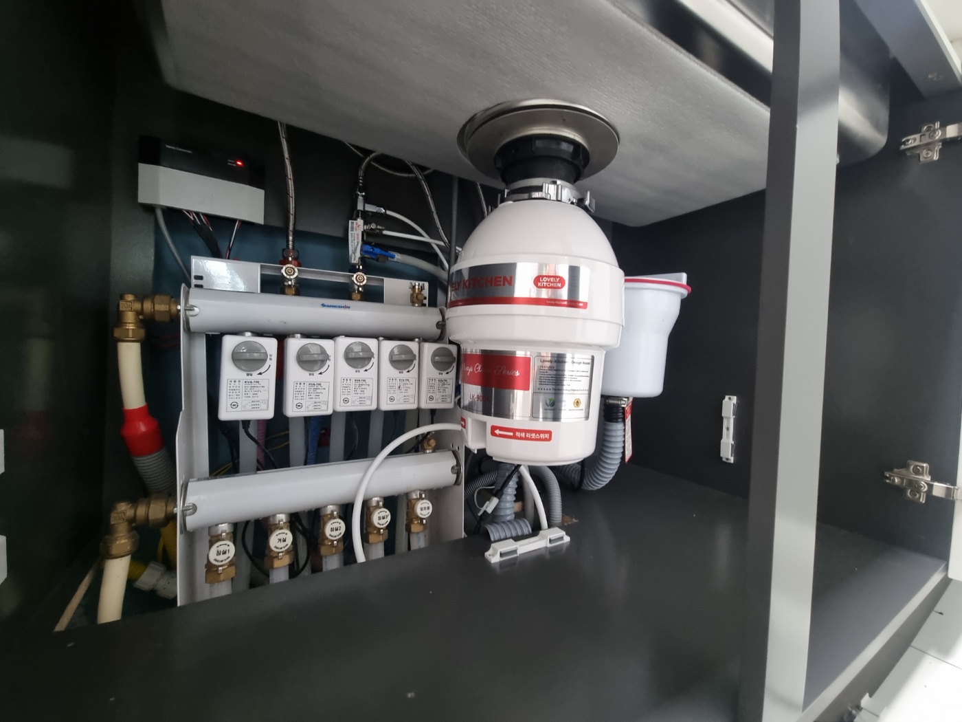 음식물처리기 시공 사진