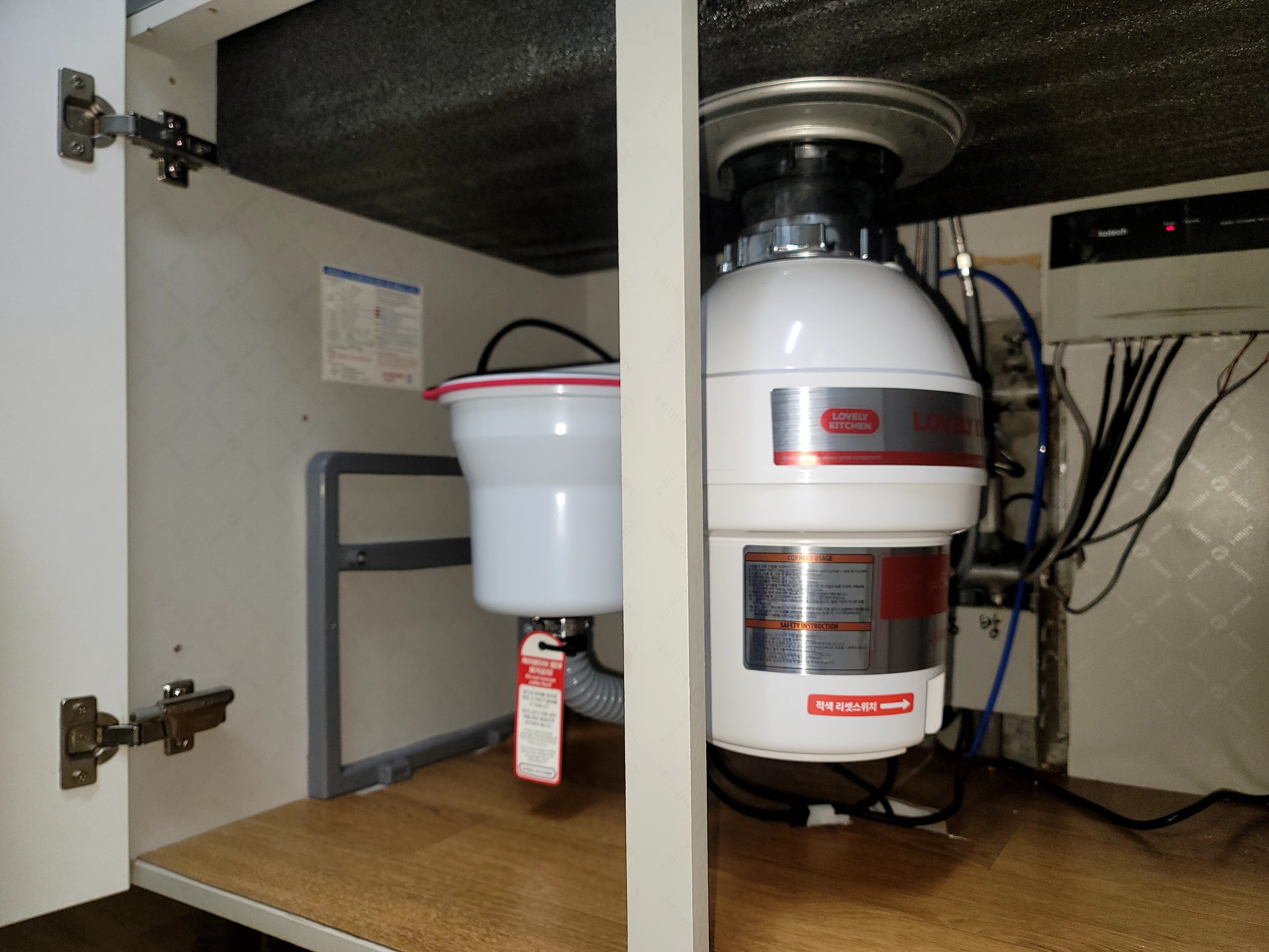 음식물처리기 시공 사진